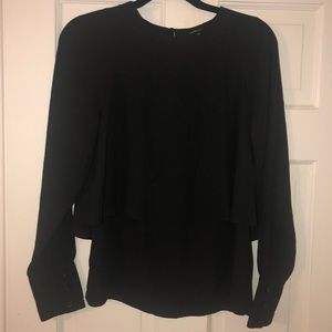 Who What Wear Target) black tiered top size xs
